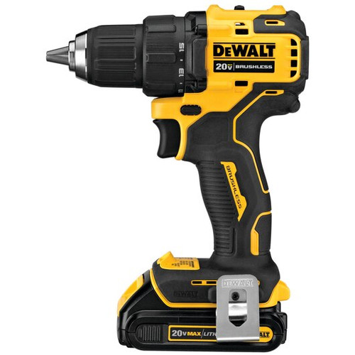 DeWalt ATOMIC 20V MAX Brushless Compact 1/2" Drill/Driver Kit (1/Pkg.) DCD708C2