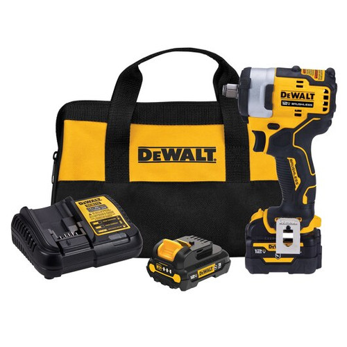 DeWalt XTREME 12V MAX Brushless 1/2" Cordless Impact Wrench Kit (1/Pkg.) DCF901GJ1G1