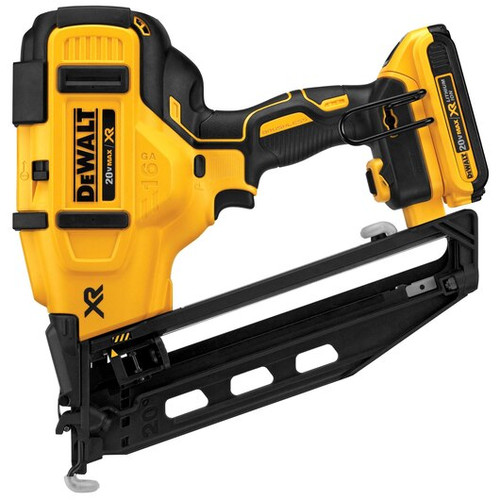 DeWalt 20V MAX XR 16 GA Angled Finish Nailer - Kit (1/Pkg.) DCN660D1