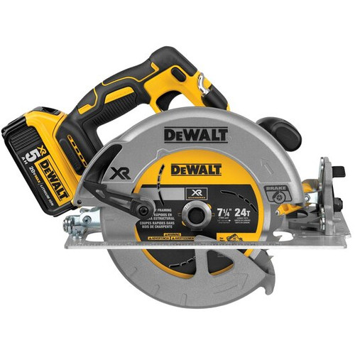 DeWalt 20V MAX XR Brushless Cordless 7-1/4" Circular Saw Kit (1/Pkg.) DCS570P1