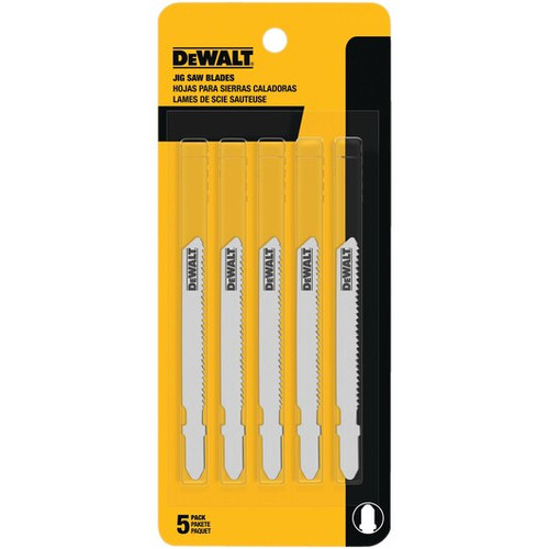 DeWalt T Shank Metal Cutting Jig Saw Blades (5/Pkg.) DW3770-5