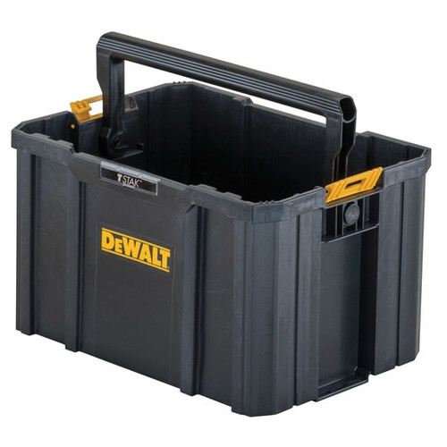 DEWALT TSTAK Tool Organizer, Holds Up To 44 lbs., Clear Lid Organizer,  Compartments for Small Tools and Accessories (DWST17805)