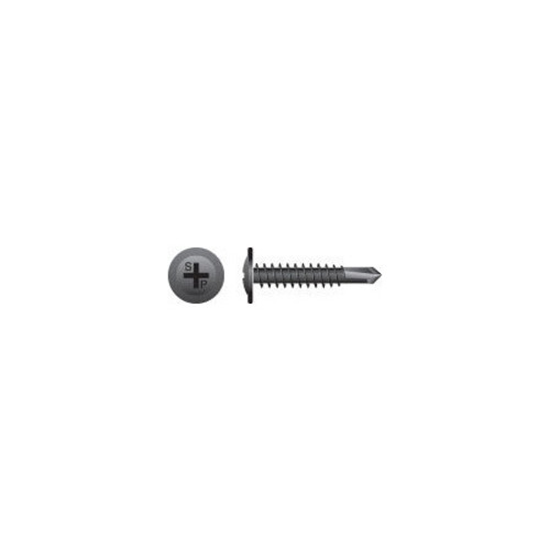 #8-18 x 3/4" Phillips Modified Truss (R/W) Head Self-Drilling Screw, #2 Black Oxide (8,000/Bulk Pkg)