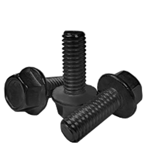 M6-1.00 x 40 MM Partially Threaded Coarse Metric Non Serrated Hex Flange Bolt, Class 10.9, DIN 6921 (1,350/Bulk Pkg.)
