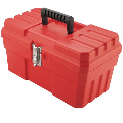 Akro-Mils ProBox Tool Box, 14"L x 8 1/8"H x 8 1/8"W, Red, 1/Each