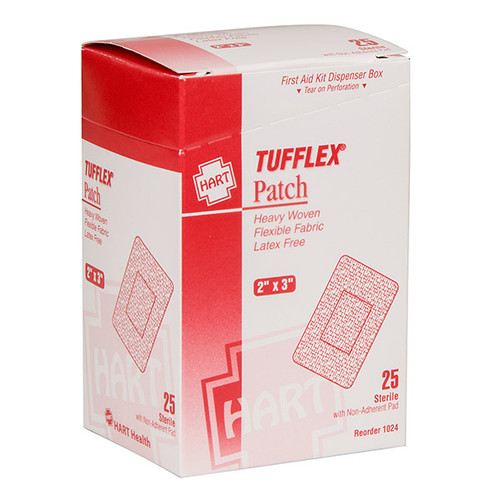HART Health TufflexHeavy Woven Elastic Adhesive Bandage, Heavy Woven, 2" x 3", 25/Box