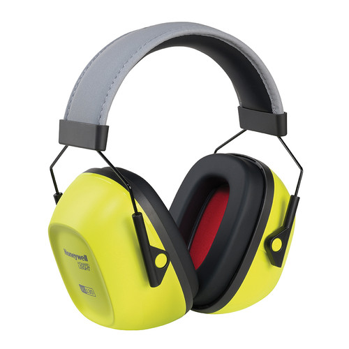 Honeywell Howard Leight VeriShield 100 Series Passive Earmuffs, Over-the-Head, NRR 30, High-Vis Yellow, 1/Each