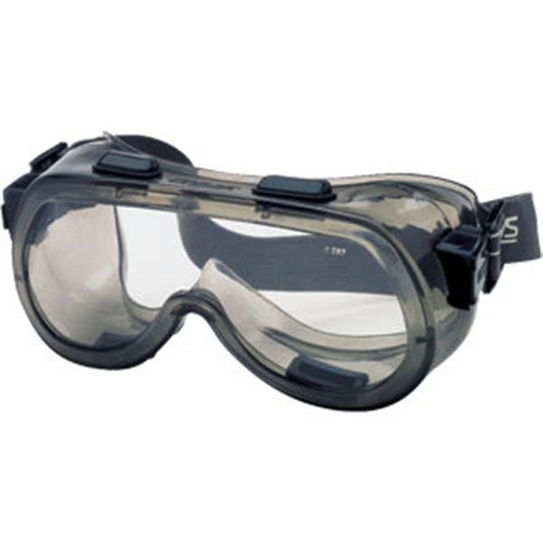 MCR Safety Verdict Goggles, Foam Lined, Smoke Body, Clear Lens, 1/Each