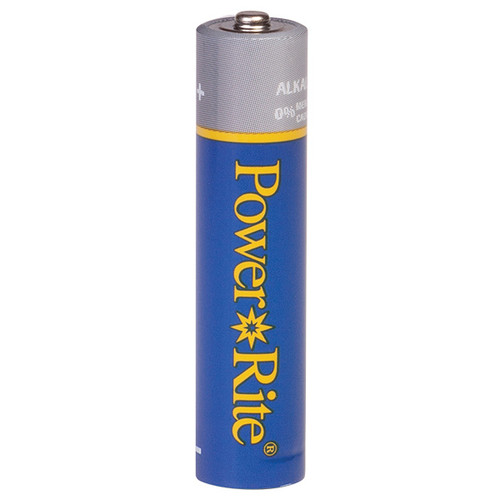 Power Rite AAA Alkaline Battery, 4/Pkg