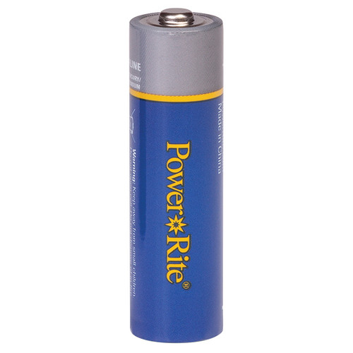 Power Rite AA Alkaline Battery, 4/Pkg