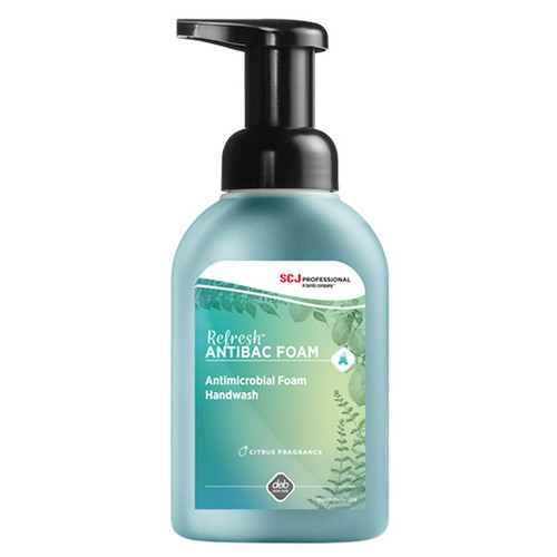 SC Johnson Professional Refresh AntiBac FOAM Hand Wash, 10 oz Pump Bottle, 16/Case