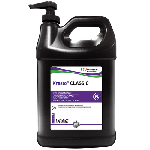 SC Johnson Professional Kresto Classic Super Heavy Duty Hand Cleaner, 1 gal Pump Bottle, 4/Case