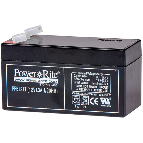 Power Rite Battery, 12V, 1.3 Ah, 1/Each