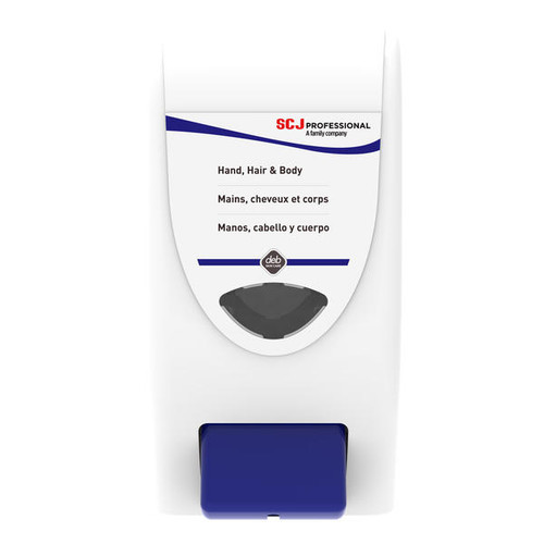 SC Johnson Professional Cleanse Hand, Hair & Body Dispenser, 4 L, White/Dark Blue, 1/Each