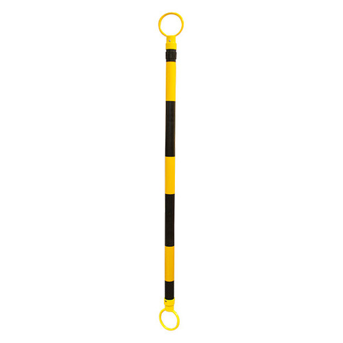 TruForce Retractable Cone Bar, Yellow, 1/Each