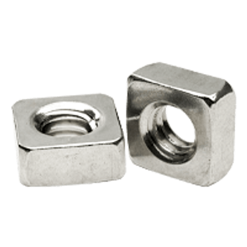 #4-40 X 1/4" X 3/32" Stainless Steel 18-8 Square Machine Screw Nuts, No Chamfer (INCH) (14,000/Bulk Pkg.)