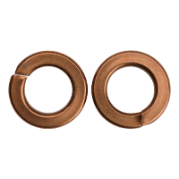 #4 Silicon Bronze Split Lockwasher (100,000/Bulk Pkg.)
