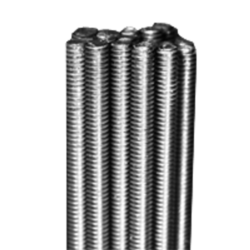 1 1/2"-8x3' Stainless Steel 304 B8 All Thread Rod ASTM A193 Class 1 (2/Bulk Pkg.)