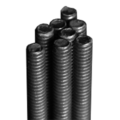 M24-3.00x1M Metric Coarse Threaded Rod 4.6, DIN 975, Plain (3/Bulk Pkg.)