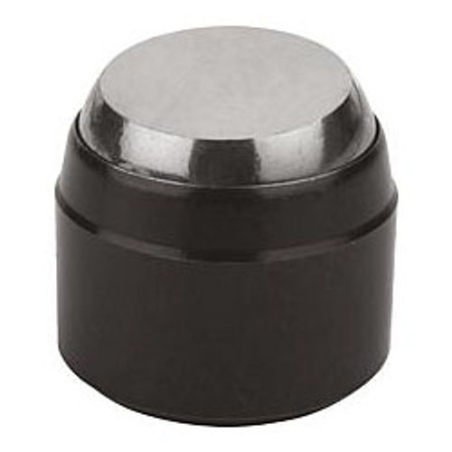 Kipp Self-Aligning Pads, 3 mm x 12 mm, Carbon Steel, Style G, Press Fit, Flattened Ball, Smooth, K0282.403 (Qty. 1) Kipp Self-Aligning Pads, 3 mm x 12 mm, Carbon Steel, Style G, Press Fit, Flattened Ball, Smooth, K0282.403 (Qty. 1)