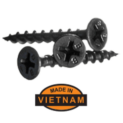 #8x3" Black Phosphate Proferred High Low Thread Bugle Head Philips Drywall Screw (2,000/Bulk Pkg.)