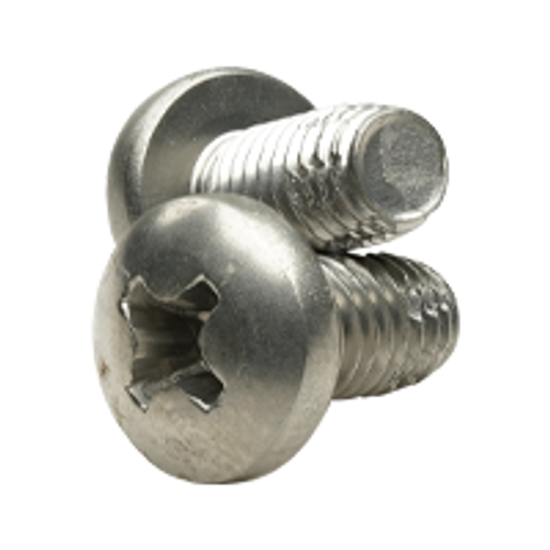 #6-32x3/8" Fully Threaded Stainless Steel Type F Hardened 410 Pan Head Machine Screw (10,000/Bulk Pkg.)