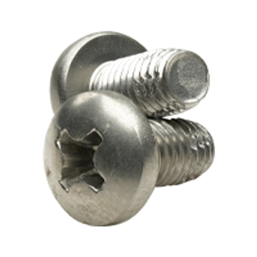 #6-32x3/4" Fully Threaded Stainless Steel Type F Hardened 410 Pan Head Machine Screw (6,000/Bulk Pkg.)