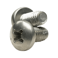 #8-32x1/4" Fully Threaded Stainless Steel Type F Hardened 410 Pan Head Machine Screw (6,000/Bulk Pkg.)