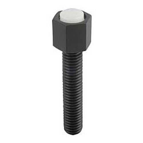 Kipp Self-Aligning Pads w/O Ring, Adjustable, Style K , Carbon Steel, Flattened POM Ball Smooth, 8.5 mm x 40 mm, K0288.708X040 (Qty. 1) Kipp Self-Aligning Pads w/O Ring, Adjustable, Style K , Carbon Steel, Flattened POM Ball Smooth, 8.5 mm x 40 mm, K0288.708X040 (Qty. 1)