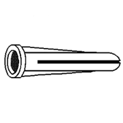#4-6-8x3/4" Plain Red Conical Plastic Anchor (PP#CK 401R) (100/Pkg.)