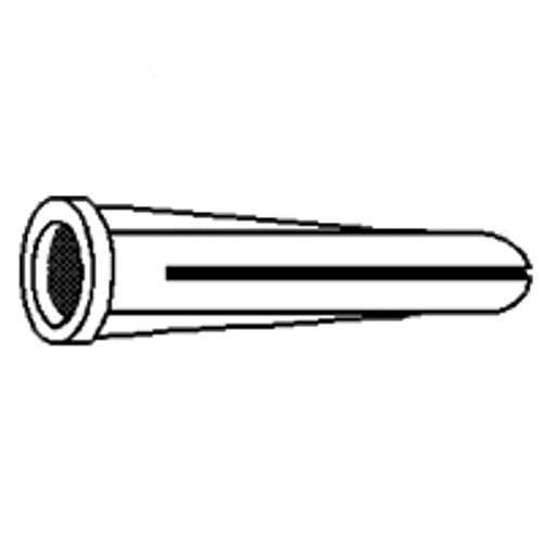 #10-12x1" Plain Red Conical Plastic Anchor (PP#CK 403R) (20,000/Bulk Pkg.) #10-12x1" Plain Red Conical Plastic Anchor (PP#CK 403R) (20,000/Bulk Pkg.)