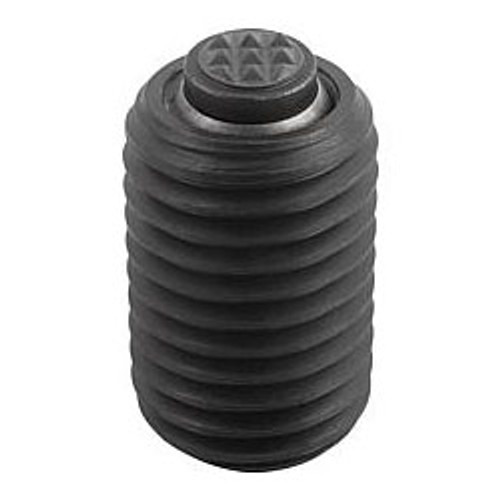 Kipp Self-Aligning Pads, Adjustable, w/O-Ring and Hexagon Socket, Style M, Flattened Ball w/Carbide Diamond Grip, 12 mm x 80 mm, K0291.924X080 (Qty. 1) Kipp Self-Aligning Pads, Adjustable, w/O-Ring and Hexagon Socket, Style M, Flattened Ball w/Carbide Diamond Grip, 12 mm x 80 mm, K0291.924X080 (Qty. 1)