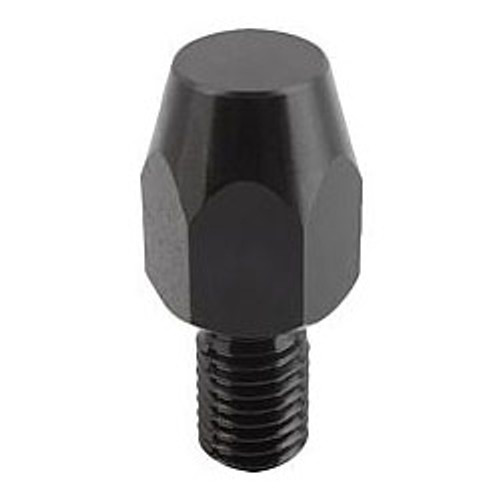 Kipp Foot w/Threaded Pin, Style A, Carbon Steel, 13 mm x 20 mm, K0296.10 (10/Pkg)