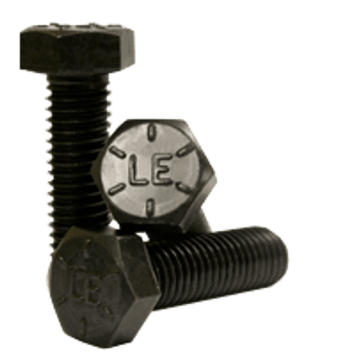 3/8"-16 x 1" Fully Threaded Hex Cap Screws Grade 8 Coarse Alloy (USA) (100/Pkg.)