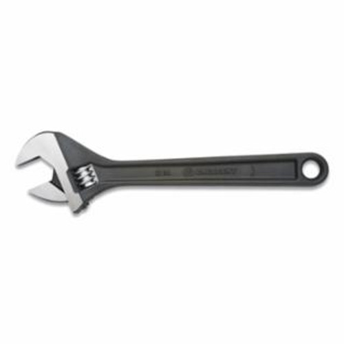 Crescent Black Oxide Adjustable Tapered Handle Wrench, Polished Face, 12 in Overall L, 1.5 in Opening, SAE/Metric, 1/EA #AT212BK