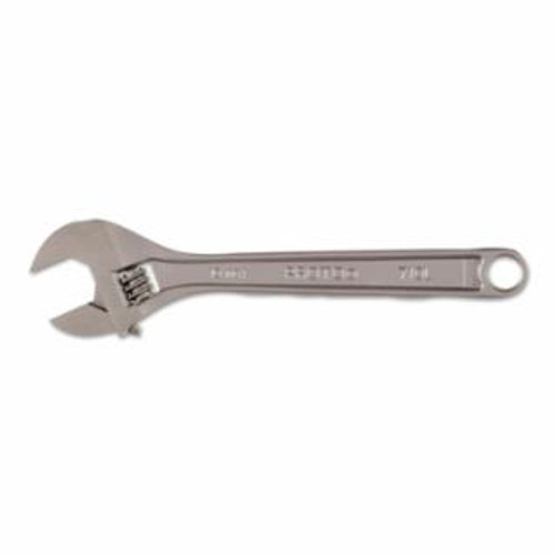 Stanley Products Click-Stop Adjustable Wrenches, 10 in Long, 1-5/16 in Opening, Chrome, 1/EA #710LA