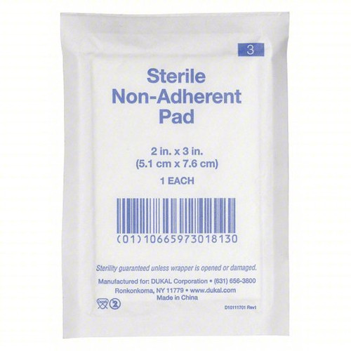 Honeywell Non-Adherent Pads, 2" x 3", Sterile, 10/Box #063721