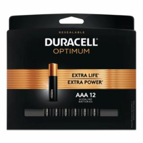 Duracell Optimum Alkaline Battery, AAA, 144/EA #OPT2400B12PRT
