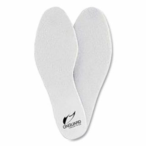 Dunlop Men's Performance Insoles, Men's 9, EVA Polyurethane, White, 1/PR #9108500.09