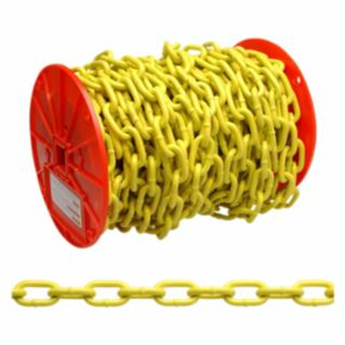 Campbell System 3 Proof Coil Chains, Size 1/4, 1,300 lb Limit, Blu-Krome, 65/FT #0722127