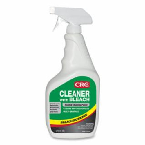 CRC Cleaner with Bleach, 32 oz, Spray Bottle, 12/EA #1752394