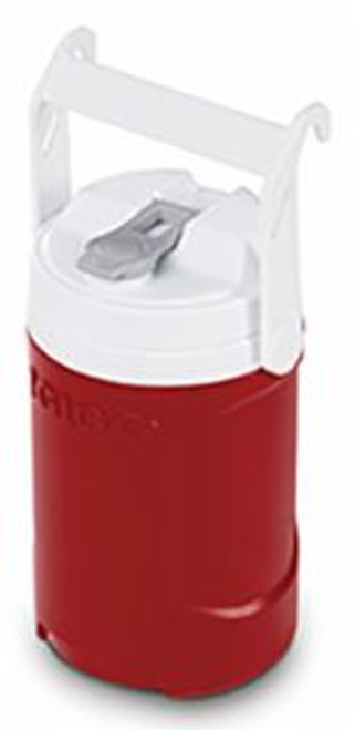 Igloo Latitude Insulated Beverage Bottle, 1/2 gal, Red, 1/EA #31285