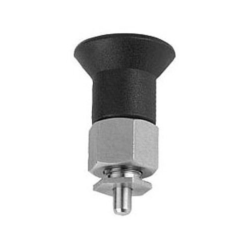 Kipp M10X1 Indexing Plungers for Thin-Walled Parts, Style A (Qty. 1), K0735.31105