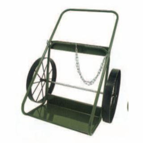 Saf-T-Cart 400 Series Carts, Holds 9.5"-12.5" dia. Cylinders, 20 in Steel Wheels, 33" W, 1/EA #403-20