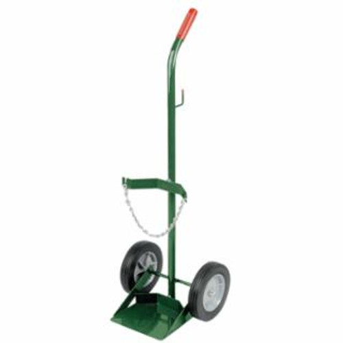 Anthony M/M60 Size Cylinder Cart, Single, 13 in W x 40 in H x 12 in D, 8 in Solid Rubber Wheels, 2-Safety Chains, 1/EA #6108
