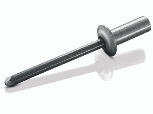 ABS-55-CE Goebel Closed End Blind Rivet, 5/32, .156 Diameter [.251-.312 Grip Range], Dome Head Aluminum/Steel (500/Pkg.)