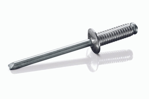 ABS-62-GR Goebel Grooved Blind Rivet, 3/16, .187 Diameter [.000-0.157 Grip Range], Dome Head Aluminum/Steel (500/Pkg.)