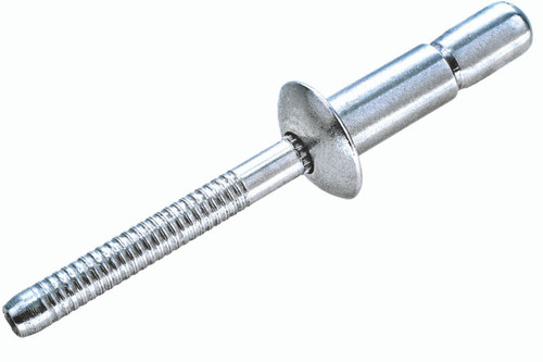 IBI-810-GL Goebel Go-Lock Blind Rivet, 1/4, .250 Diameter [.080-.625 Grip Range], Dome Head T304 Stainless Steel/T304 Stainless Steel (250/Pkg.)