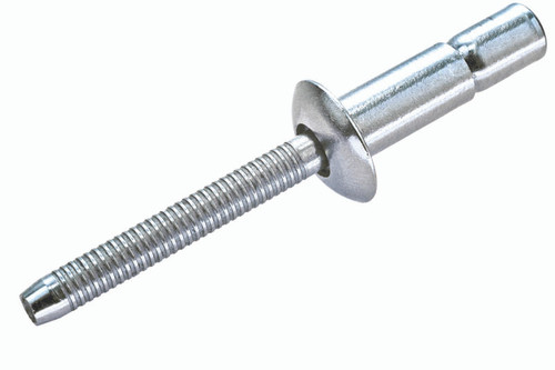 ABA-67-ML Goebel M-Lock Blind Rivet, 3/16, .187 Diameter [.064-.437 Grip Range], Dome Head Aluminum/Aluminum, Plain Finish Rohs (250/Pkg.)