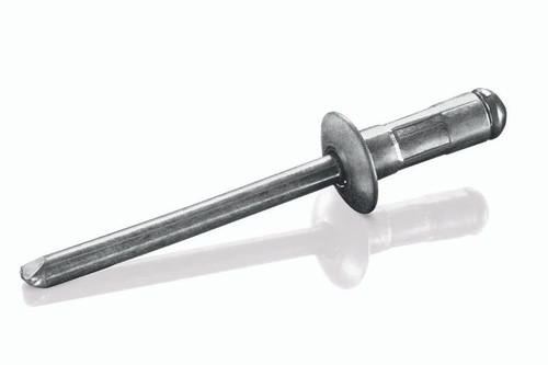 ABS-42-44MGCT Goebel Multi-Grip Blind Rivet, 1/8, .125 Diameter [.047-.250 Grip Range], Dome Head Aluminum/Steel (1000/Pkg.)